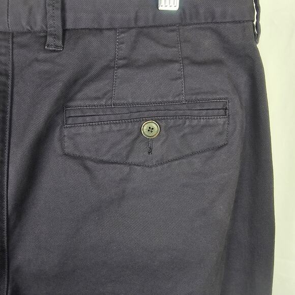 Perk Men's Slim Fit Stretch Pants 33x32 Navy Cotton Blend Chinos - Picture 5 of 5